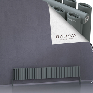 Tano Aluminium Radiator 300x2254 Anthracite - Thumbnail