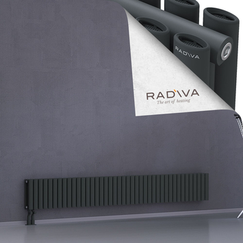 Tano Aluminium Radiator 300x2370 Dark Anthracite - Thumbnail