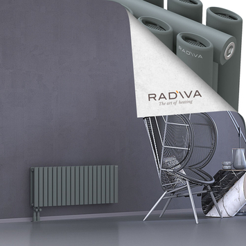 Tano Aluminium Radiator 400x1094 Anthracite - Thumbnail