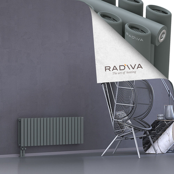 Tano Aluminium Radiator 400x1152 Anthracite - Thumbnail