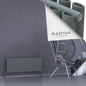 Tano Aluminium Radiator 400x1268 Anthracite - Thumbnail