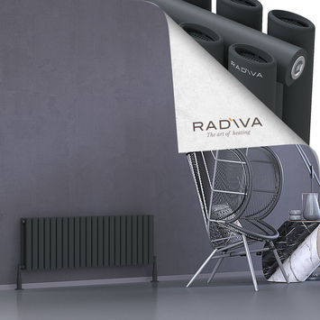 Tano Aluminium Radiator 400x1268 Dark Anthracite - Thumbnail