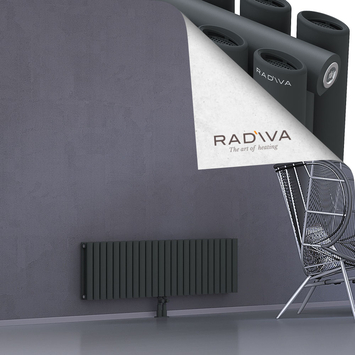 Tano Aluminium Radiator 400x1384 Dark Anthracite - Thumbnail