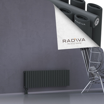 Tano Aluminium Radiator 400x1384 Dark Anthracite - Thumbnail