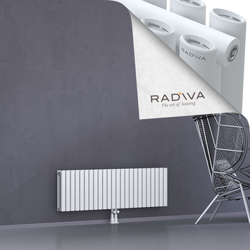 Tano Aluminium Radiator 400x1384 White - Thumbnail