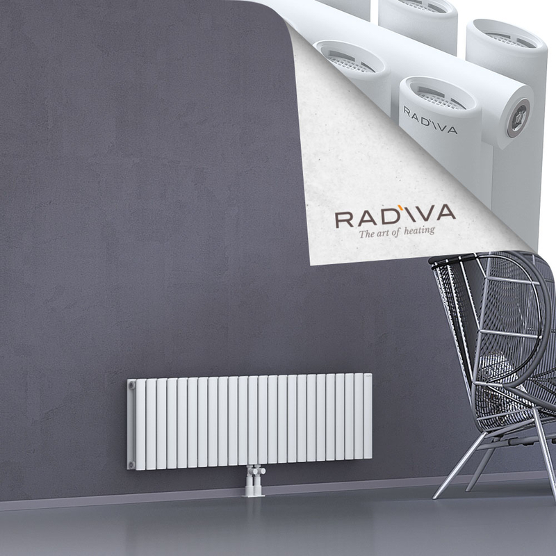 Tano Aluminium Radiator 400x1384 White