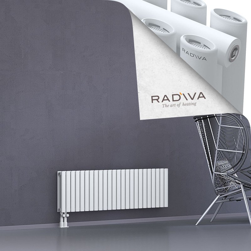 Tano Aluminium Radiator 400x1384 White