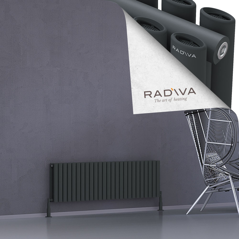 Tano Aluminium Radiator 400x1442 Dark Anthracite