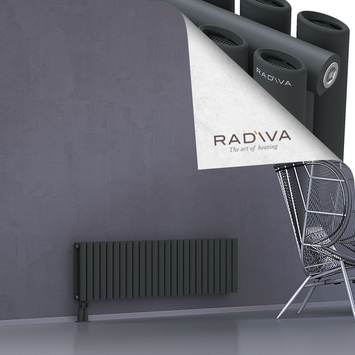 Tano Aluminium Radiator 400x1442 Dark Anthracite - Thumbnail