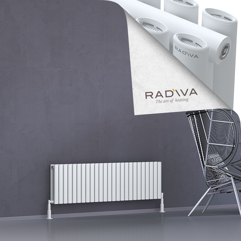 Tano Aluminium Radiator 400x1442 White