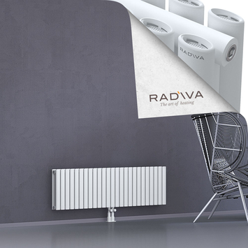 Tano Aluminium Radiator 400x1442 White - Thumbnail