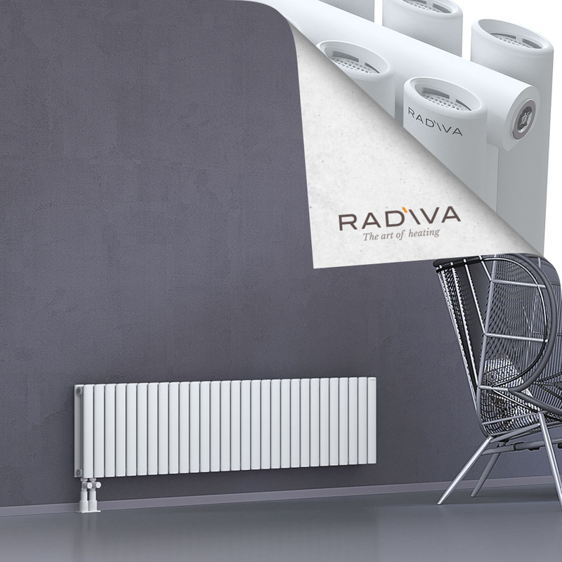 Tano Aluminium Radiator 400x1674 White