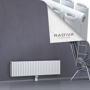 Tano Aluminium Radiator 400x1732 White - Thumbnail