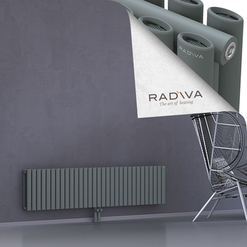 Tano Aluminium Radiator 400x1790 Anthracite - Thumbnail