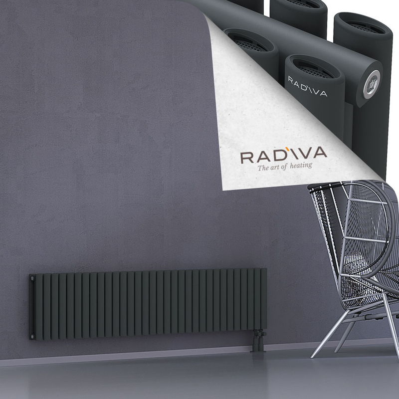 Tano Aluminium Radiator 400x1848 Dark Anthracite