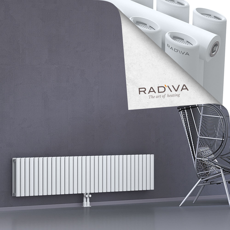 Tano Aluminium Radiator 400x1906 White