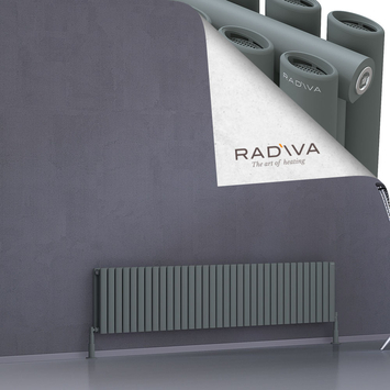 Tano Aluminium Radiator 400x1964 Anthracite - Thumbnail