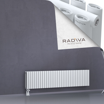 Tano Aluminium Radiator 400x1964 White - Thumbnail