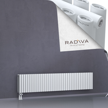 Tano Aluminium Radiator 400x2196 White - Thumbnail