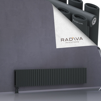 Tano Aluminium Radiator 400x2254 Dark Anthracite - Thumbnail