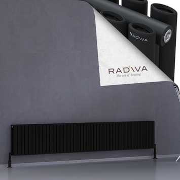 Tano Aluminium Radiator 400x2486 Black - Thumbnail