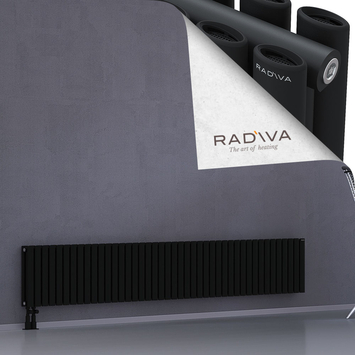 Tano Aluminium Radiator 400x2486 Black - Thumbnail