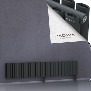 Tano Aluminium Radiator 400x2486 Dark Anthracite - Thumbnail