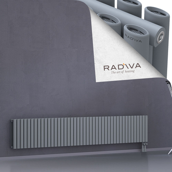 Tano Aluminium Radiator 400x2486 Grey - Thumbnail