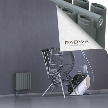 Tano Aluminium Radiator 400x456 Anthracite - Thumbnail