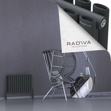 Tano Aluminium Radiator 400x688 Dark Anthracite - Thumbnail