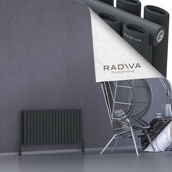 Tano Aluminium Radiator 500x1094 Dark Anthracite - Thumbnail