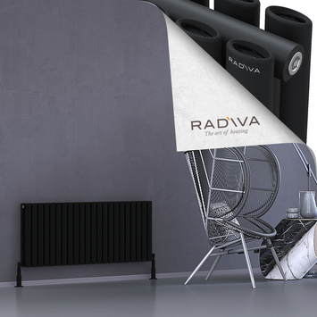 Tano Aluminium Radiator 500x1268 Black - Thumbnail