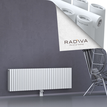 Tano Aluminium Radiator 500x1848 White - Thumbnail