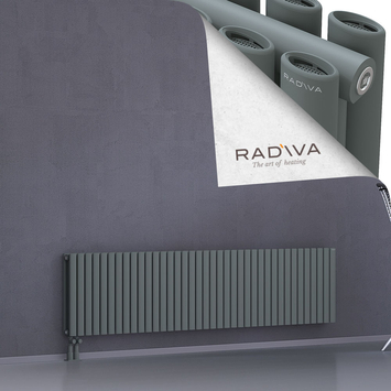 Tano Aluminium Radiator 500x2196 Anthracite - Thumbnail