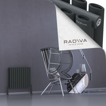 Tano Aluminium Radiator 500x630 Dark Anthracite - Thumbnail