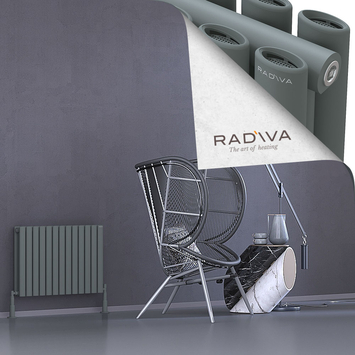 Tano Aluminium Radiator 500x746 Anthracite - Thumbnail