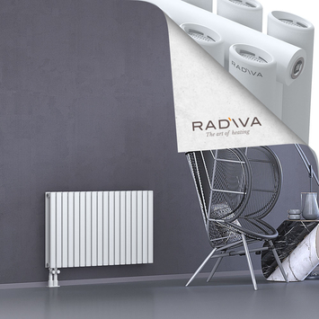 Tano Aluminium Radiator 600x1036 White - Thumbnail