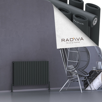 Tano Aluminium Radiator 600x1094 Dark Anthracite - Thumbnail