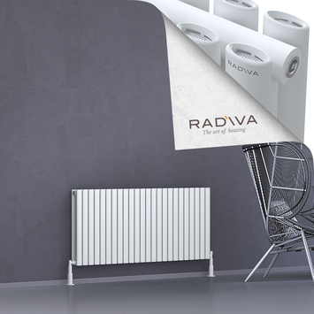 Tano Aluminium Radiator 600x1384 White - Thumbnail