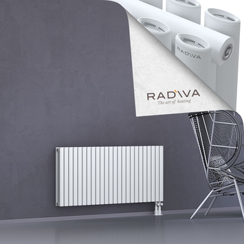 Tano Aluminium Radiator 600x1384 White - Thumbnail