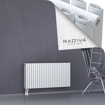 Tano Aluminium Radiator 600x1384 White - Thumbnail