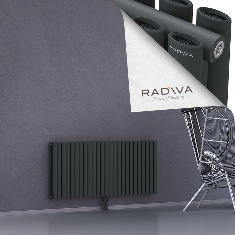 Tano Aluminium Radiator 600x1442 Dark Anthracite