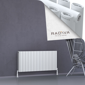 Tano Aluminium Radiator 600x1442 White - Thumbnail