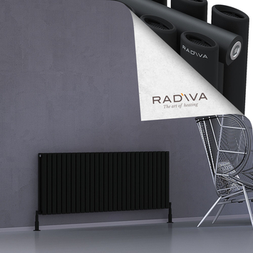 Tano Aluminium Radiator 600x1616 Black - Thumbnail