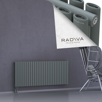 Tano Aluminium Radiator 600x1674 Anthracite - Thumbnail