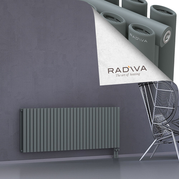 Tano Aluminium Radiator 600x1732 Anthracite - Thumbnail