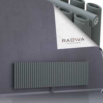 Tano Aluminium Radiator 600x2312 Anthracite - Thumbnail