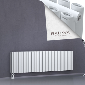 Tano Aluminium Radiator 600x2312 White - Thumbnail