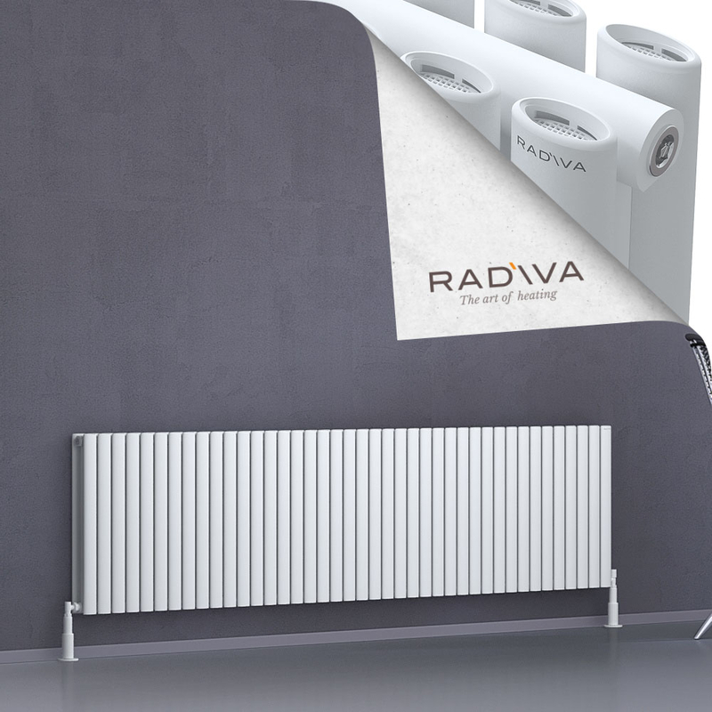 Tano Aluminium Radiator 600x2370 White