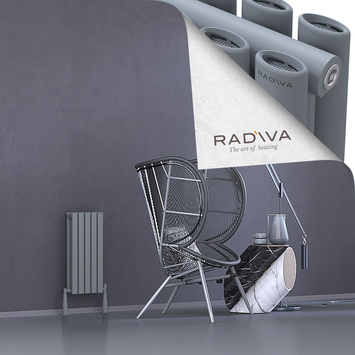 Tano Aluminium Radiator 600x282 Grey - Thumbnail